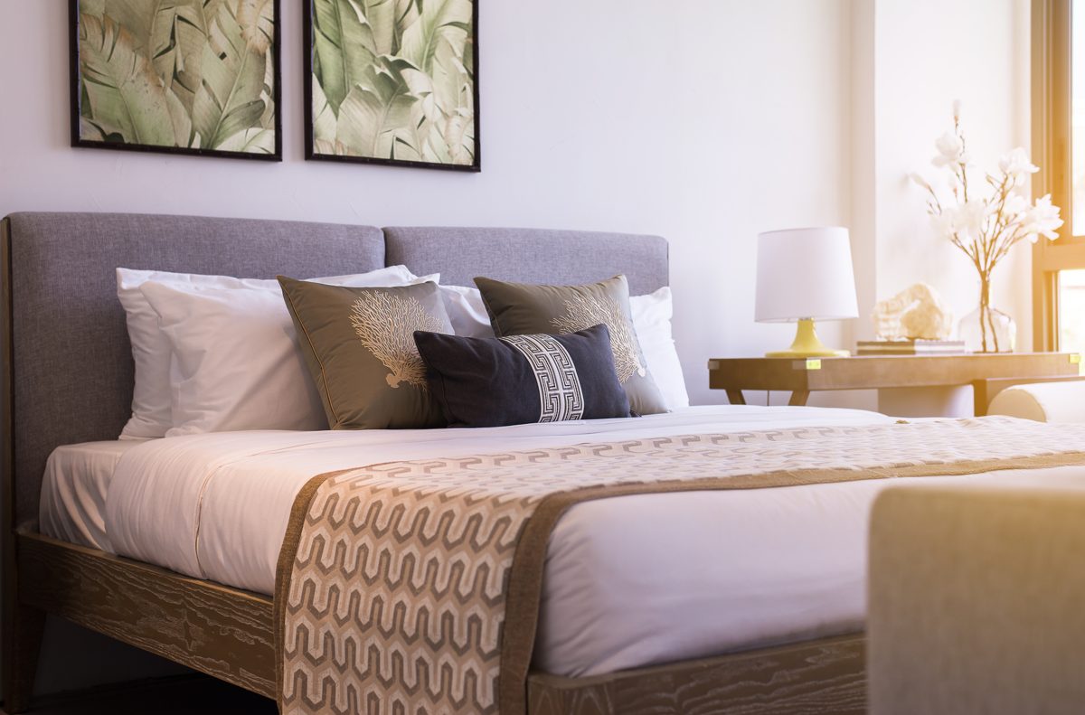 A made-up boutique hotel room, how to increase hotel occupancy rate