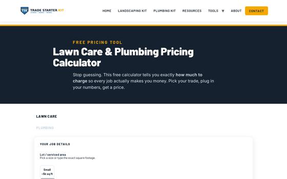 Job Pricing Calculator screenshot