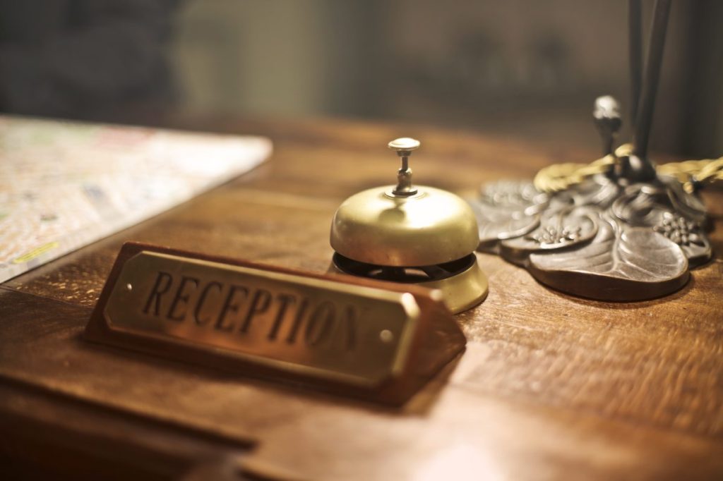 What is hotel revenue management: hotel reception desk bell